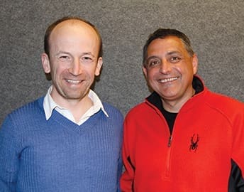 Alex Absalom (left) and Greg Nettle of RiverTree Christian Church, Massillon, Ohio.