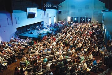 On the first day of worship in Creekside Christian Fellowship
