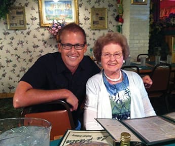 Veva Appel with her son, Gene.