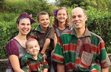 Caleb and Jackie Sellers and their family serve with Pioneer Bible Translators in Africa.