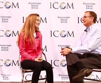 Kendi Kemerly being interviewed by Mark Taylor.