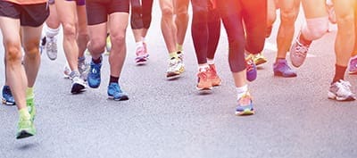 marathon runner legs