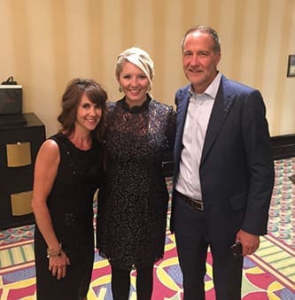 Rachelle Starr (center), executive director of Scarlet Hope, attends that group